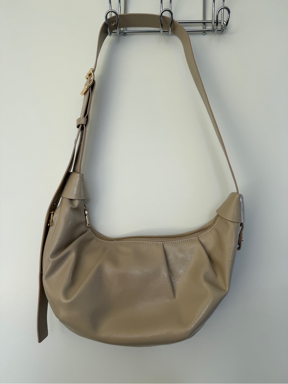 Classic Taupe Shoulder/Crossbody Bag - Everyday Carry